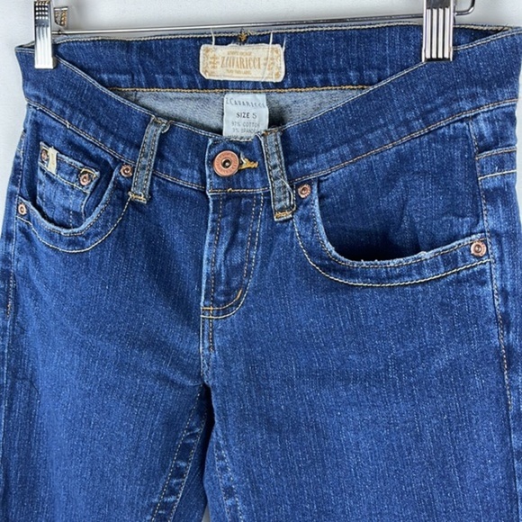 Z Cavaricci Jeans Vintage Denim Women's Bootcut Low Rise Pants Size 5 - Picture 6 of 14
